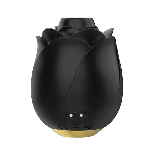 Fifty Shades of Grey Hearts and Flowers Suction Rose Black Fifty Shades of Grey Vibrators