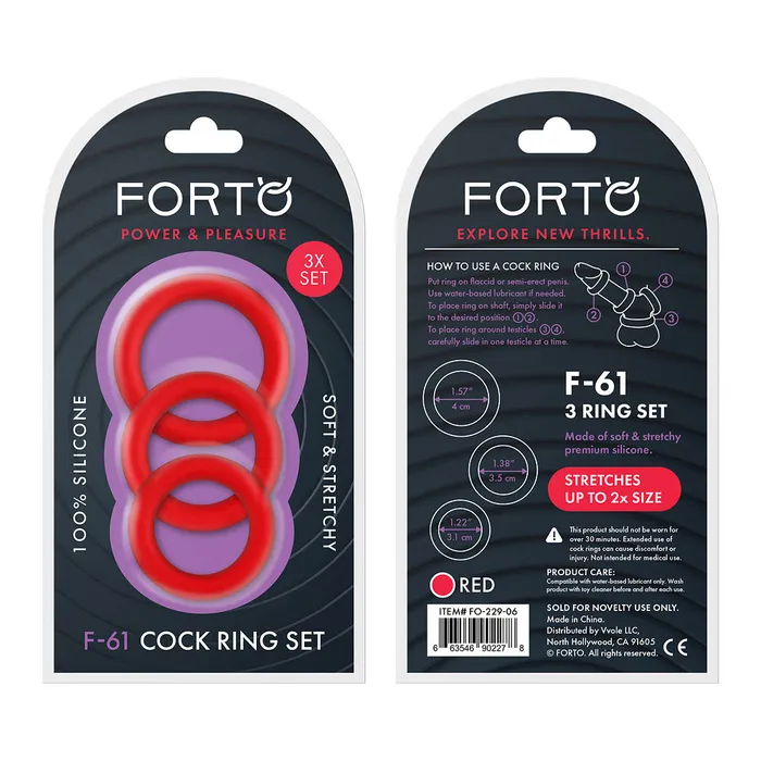 FORTO Male Sex Toys Forto F61 CRing Set
