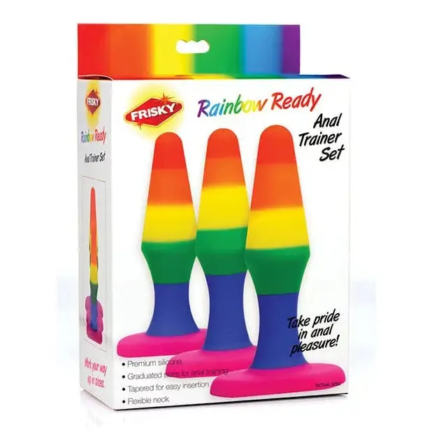 Frisky Anal Frisky Rainbow Ready Silicone Anal Trainer Set
