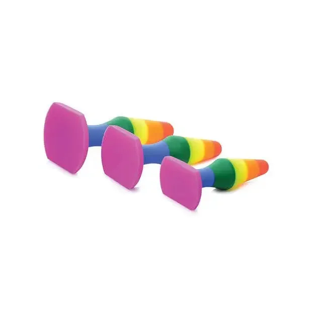 Frisky Anal Frisky Rainbow Ready Silicone Anal Trainer Set