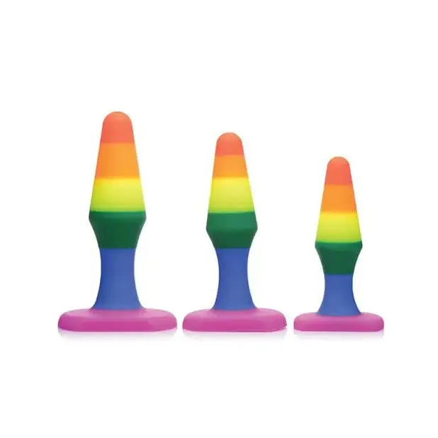 Frisky Anal Frisky Rainbow Ready Silicone Anal Trainer Set