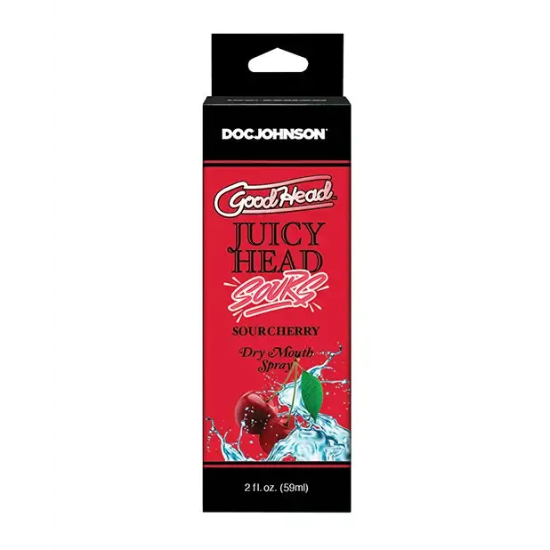 Goodhead Juicy Head Dry Mouth Spray 2 Oz Sour Blue Doc Johnson Vibrators