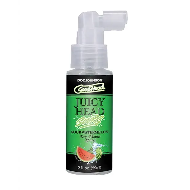 Goodhead Juicy Head Dry Mouth Spray 2 Oz Sour Blue Doc Johnson Vibrators