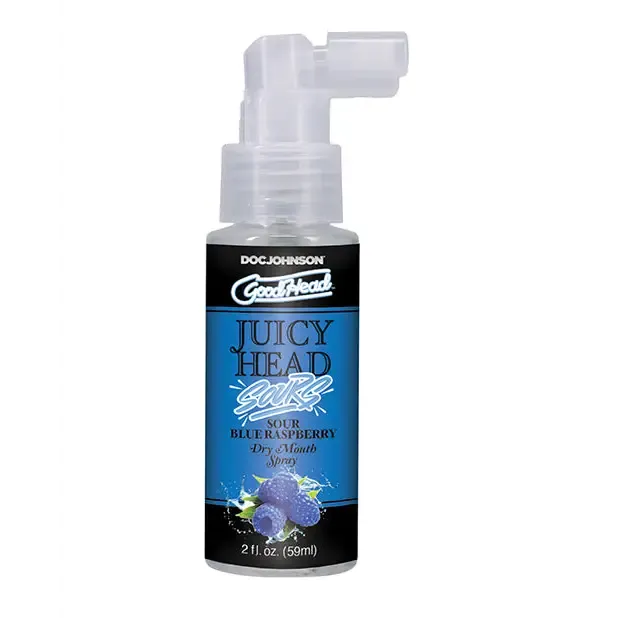 Goodhead Juicy Head Dry Mouth Spray 2 Oz Sour Blue Doc Johnson Vibrators