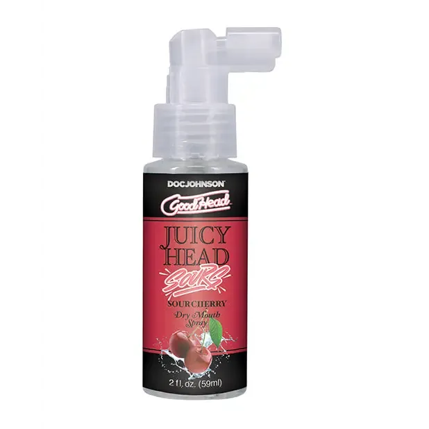 Goodhead Juicy Head Dry Mouth Spray 2 Oz Sour Blue Doc Johnson Vibrators