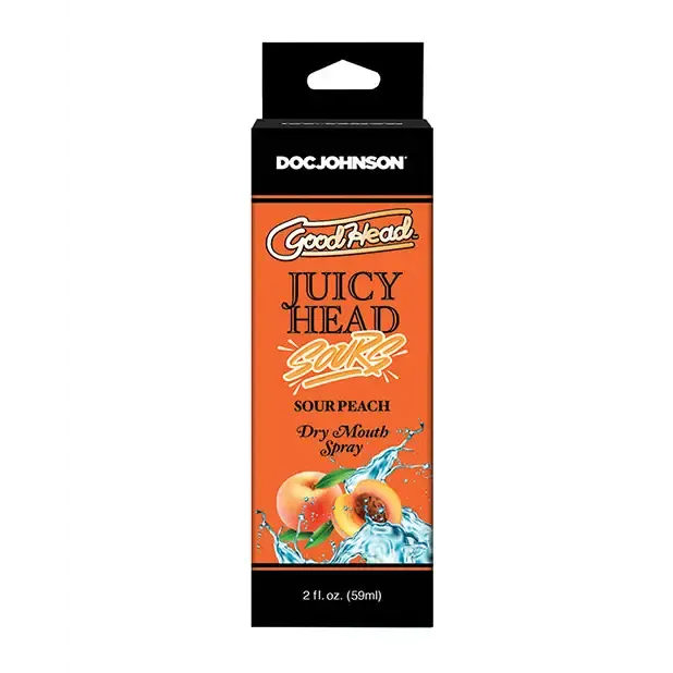 Goodhead Juicy Head Dry Mouth Spray 2 Oz Sour Blue Doc Johnson Vibrators