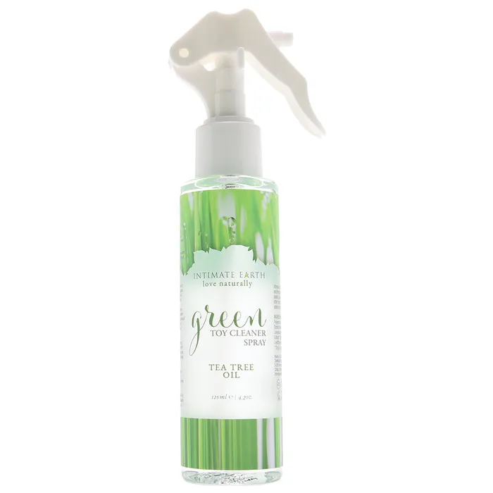 Green Misting Toy Cleaner in 42oz125ml Intimate Earth Vibrators