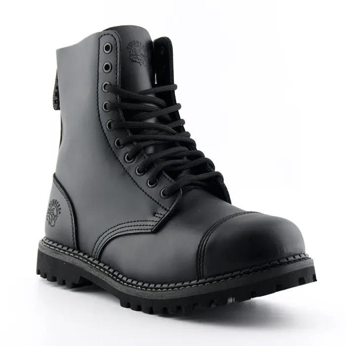Grinders Restraints GRINDERS Stag 10 Hole Leather Boots