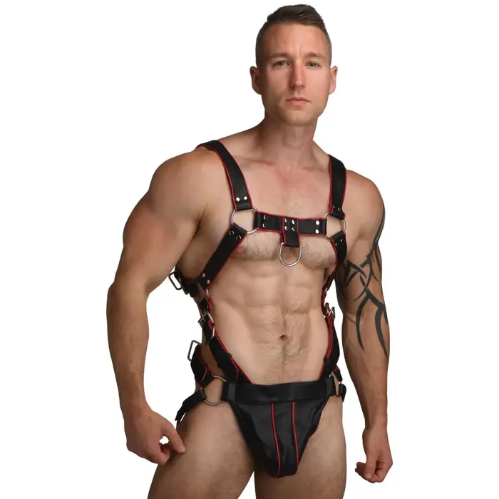 Heathens Male Body Harness XR Brands Female Sex Toys