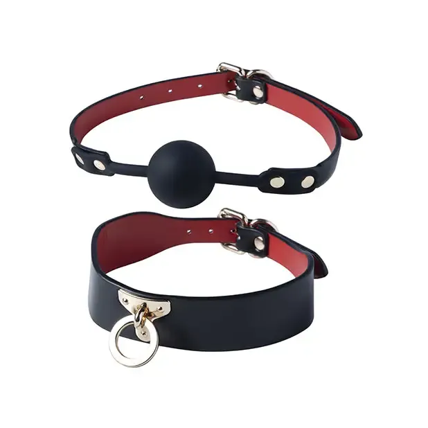 Honey Play Box Couples Kinky Play Box BDSM Kit 5 Piece Bondage Set Black