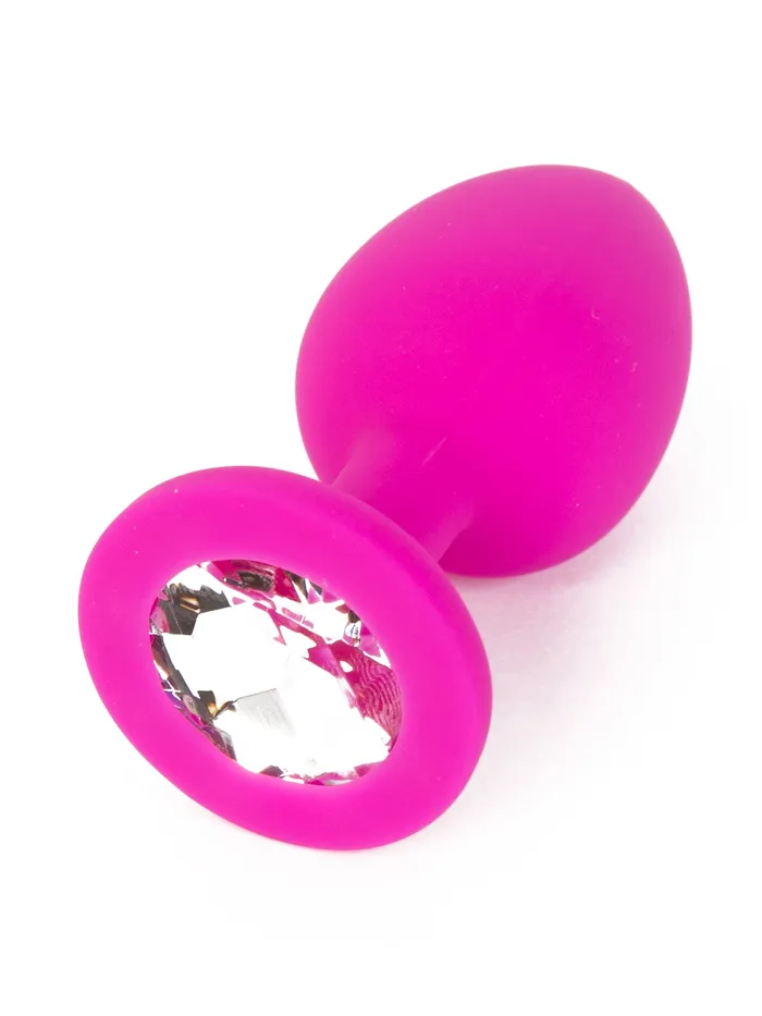 HonourSkintwocom Anal Jewellery Fuchsia Jewel Butt Plug