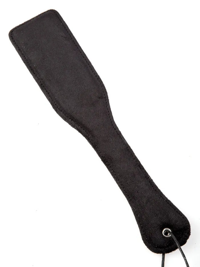 HonourSkintwocom Black Velvet Leatherette Square Edged Paddle Anal