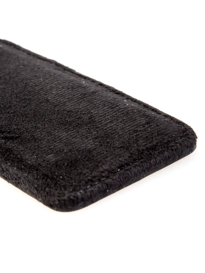 HonourSkintwocom Black Velvet Leatherette Square Edged Paddle Anal