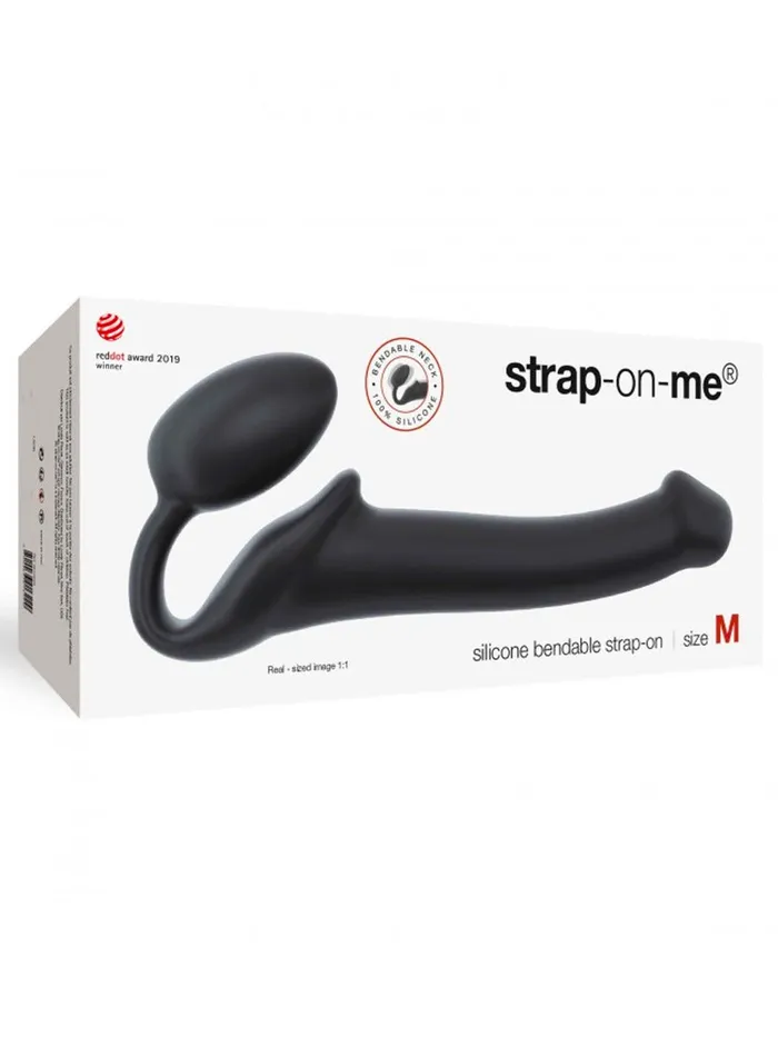 HonourSkintwocom Female Sex Toys SemiRealistic Bendable StrapOn Medium