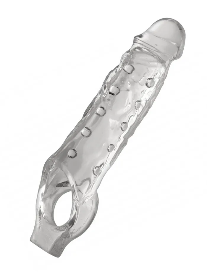 HonourSkintwocom Male Sex Toys Clear Penis Enhancer Sleeve