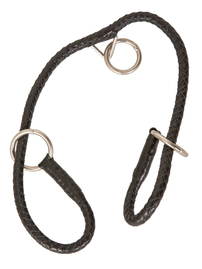 HonourSkintwocom Restraints Black Leather Quick Fit Loop Cuffs