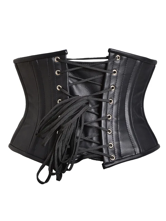 HonourSkintwocom Restraints Leather Buckled Waist Cincher