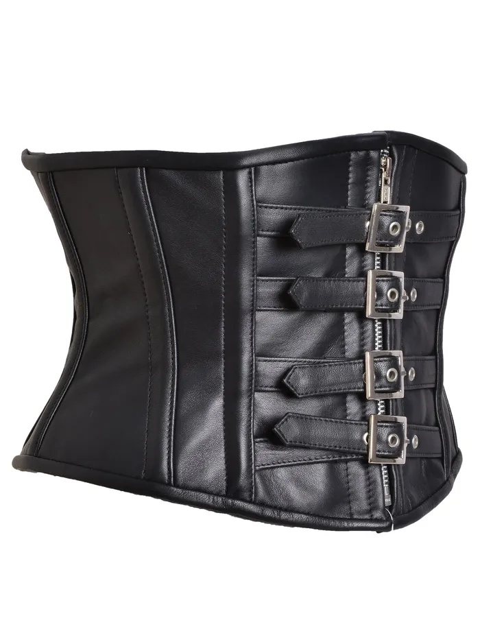 HonourSkintwocom Restraints Leather Buckled Waist Cincher