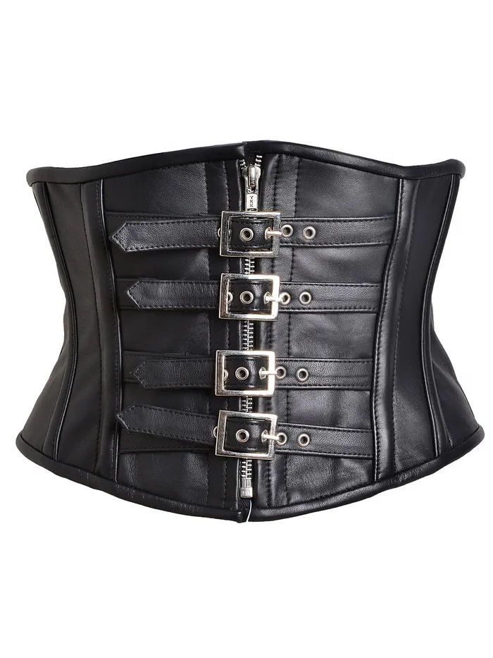 HonourSkintwocom Restraints Leather Buckled Waist Cincher