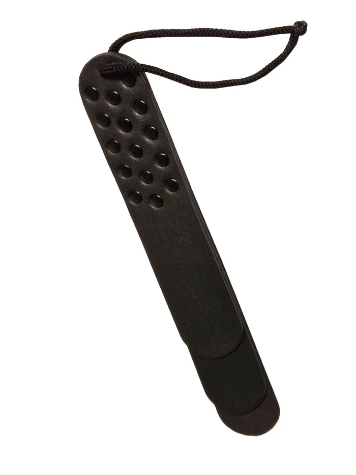 HonourSkintwocom Saffron PU Leather Paddle Black Restraints