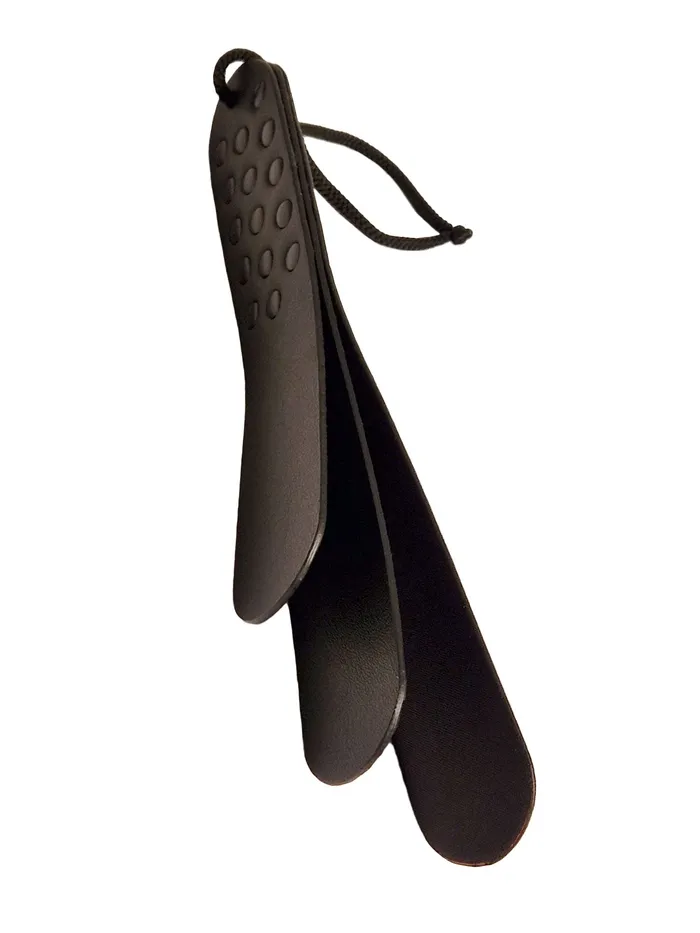 HonourSkintwocom Saffron PU Leather Paddle Black Restraints HonourSkintwocom Saffron PU Leather Paddle Black Restraints