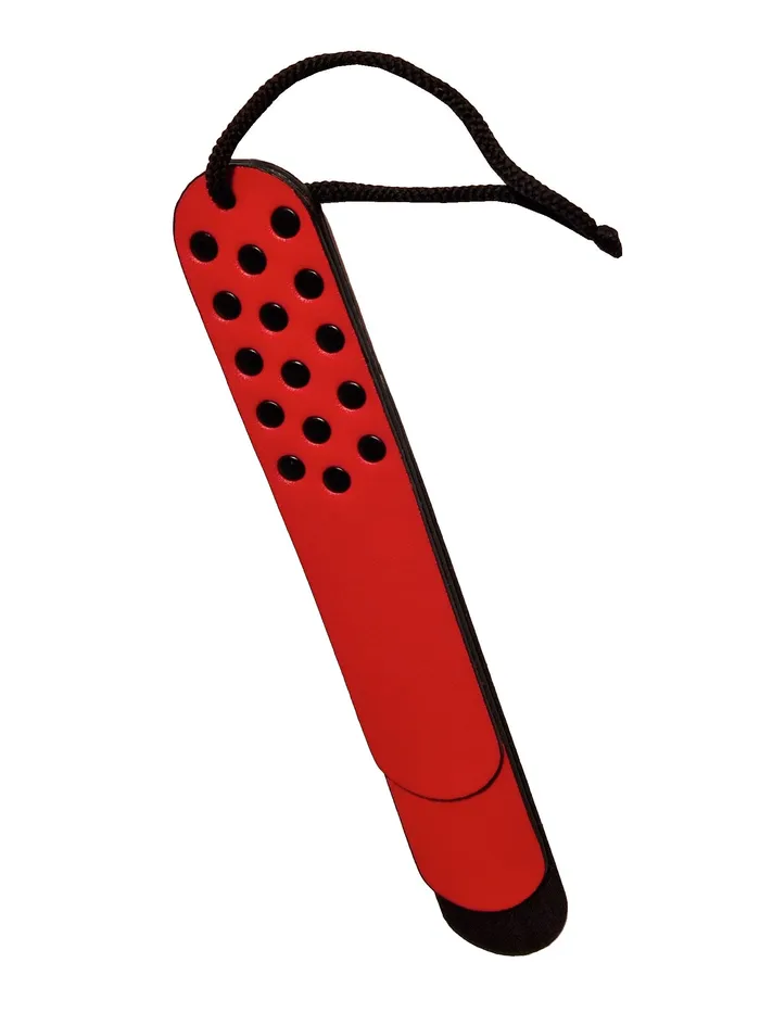 HonourSkintwocom Saffron PU Leather Paddle Black Restraints HonourSkintwocom Saffron PU Leather Paddle Black Restraints