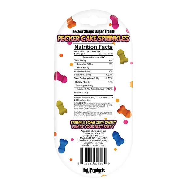 Hott Products Unlimited Vibrators Pecker Cake Sprinkles Hott Products Unlimited Vibrators Pecker Cake Sprinkles
