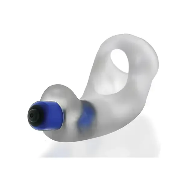 Hunkyjunk Buzzfuck Cock Ball Sling with Taint Vibrator OXBALLS Male Sex Toys