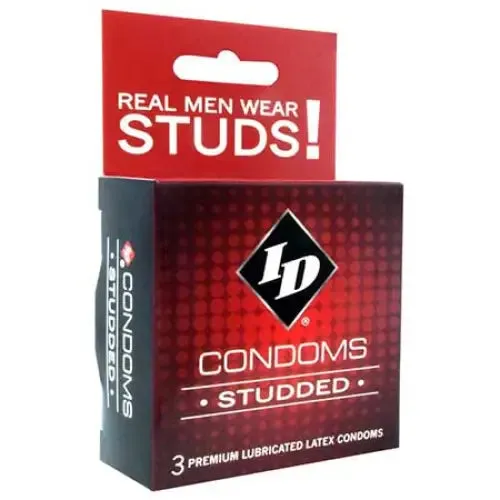 ID Studded Condom 3 ID Lube Vibrators