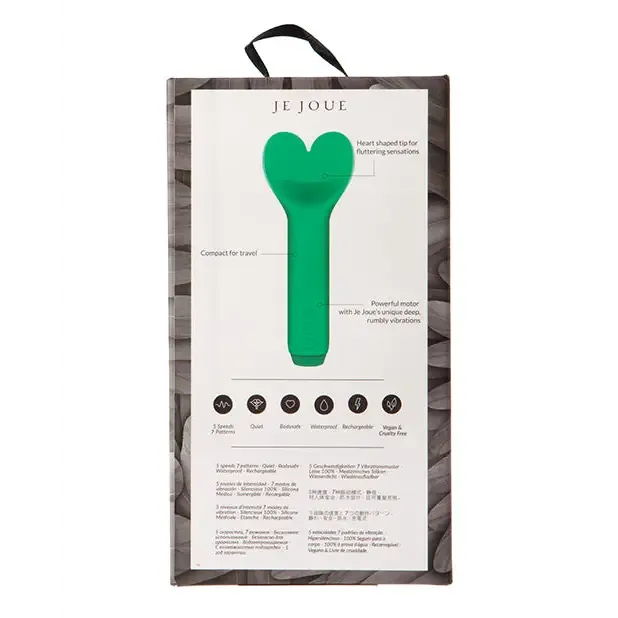 Je Joue Amour Rechargeable Silicone HeartShaped Fluttering Tip Bullet Vibrator Pale Rosette Je Joue Female Sex Toys Je Joue Amour Rechargeable Silicone HeartShaped Fluttering Tip Bullet Vibrator Pale Rosette Je Joue Female Sex Toys