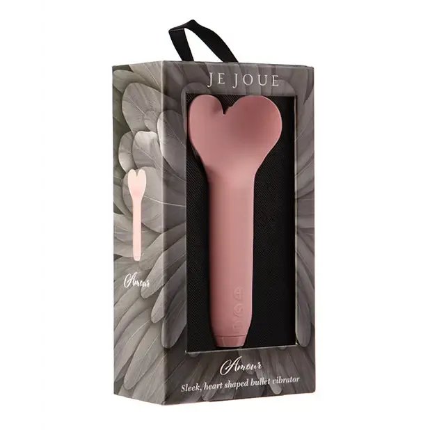 Je Joue Amour Rechargeable Silicone HeartShaped Fluttering Tip Bullet Vibrator Pale Rosette Je Joue Female Sex Toys Je Joue Amour Rechargeable Silicone HeartShaped Fluttering Tip Bullet Vibrator Pale Rosette Je Joue Female Sex Toys
