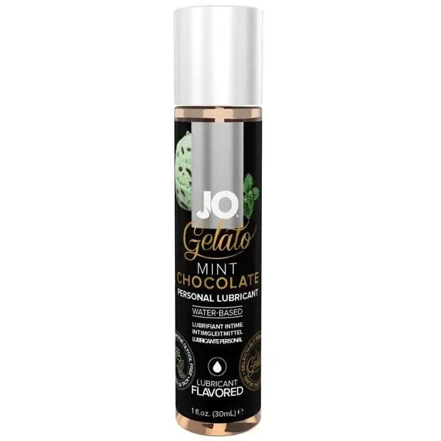 JO Lubricants JO Gelato Mint Chocolate Lubricant WaterBased 1 fl oz 30 Ml