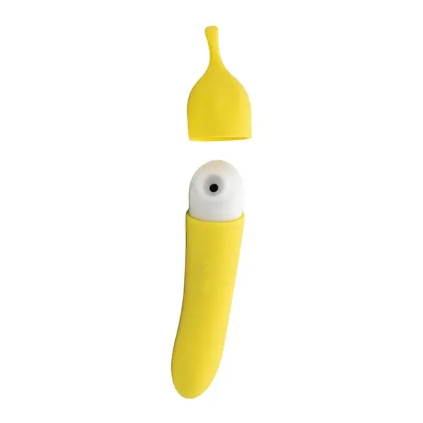 Like A Kitten Vibrators Natalies Toy Box Banana Cream Air Pulse GSpot Vibrator Yellow Like A Kitten Vibrators Natalies Toy Box Banana Cream Air Pulse GSpot Vibrator Yellow