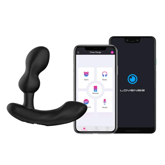 Lovense Edge 2 Bluetooth Prostate Massager Black Lovense Anal