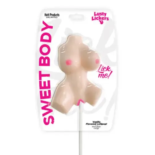 Lusty Lickers Female Torso Pop Butterscotch Flavor Hott Products Unlimited Vibrators Lusty Lickers Female Torso Pop Butterscotch Flavor Hott Products Unlimited Vibrators