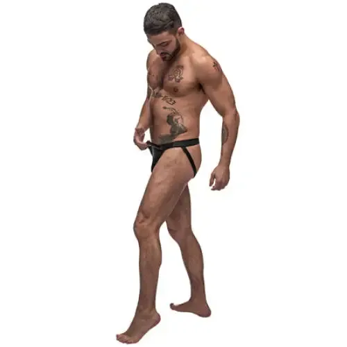 Male Power Grip Rip Rip Off Jock Black LX Male Power Male Sex Toys