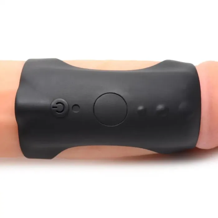 Male Sex Toys 28x Gshaft Silicone Ring With Remote Control Trinity Vibes