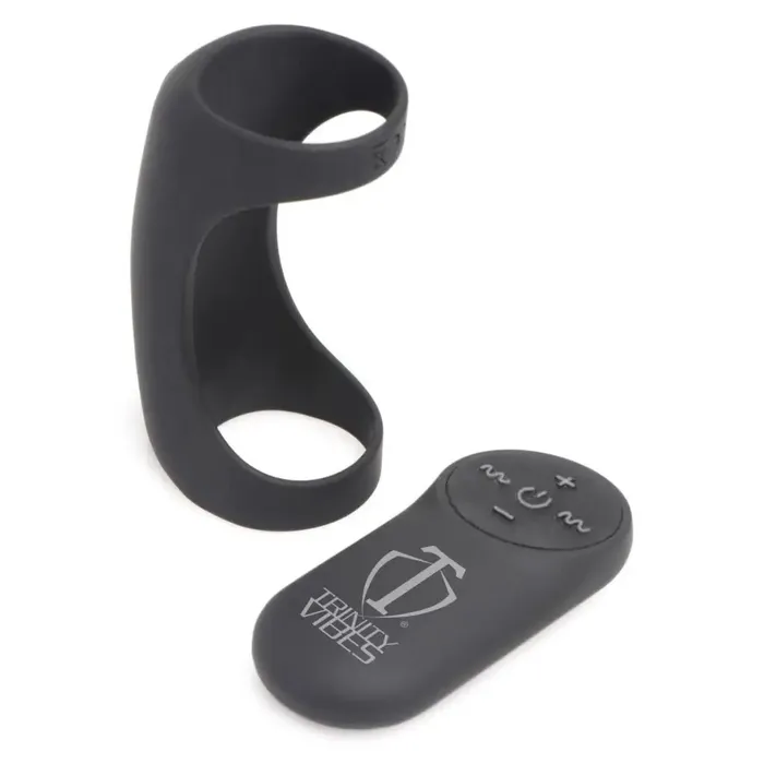 Male Sex Toys 28x Gshaft Silicone Ring With Remote Control Trinity Vibes