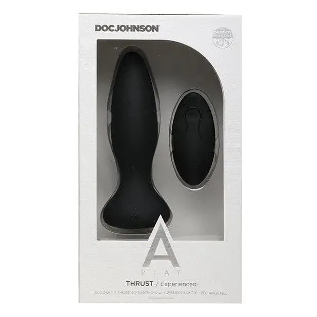 Male Sex Toys APlay APlay Thrust Rechargeable Silicone Anal Plug with Remote Male Sex Toys APlay APlay Thrust Rechargeable Silicone Anal Plug with Remote