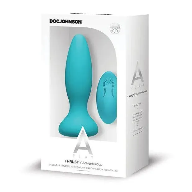 Male Sex Toys APlay APlay Thrust Rechargeable Silicone Anal Plug with Remote Male Sex Toys APlay APlay Thrust Rechargeable Silicone Anal Plug with Remote