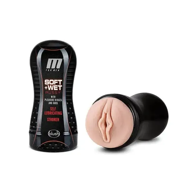 Male Sex Toys Blush Blush M For Men Soft And Wet SelfLubricating Stroker