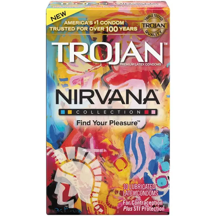 Male Sex Toys dtrojan Nirvana 10 Pack Trojan