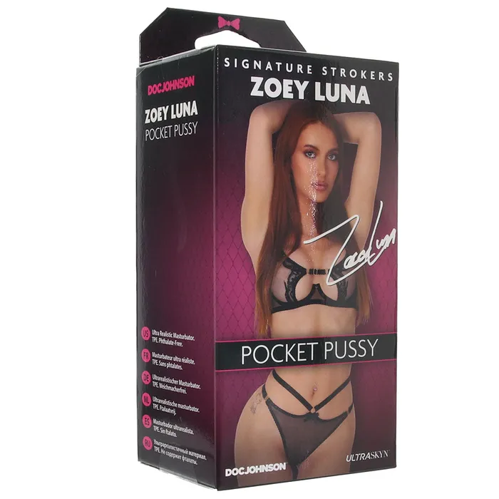 Male Sex Toys Doc Johnson Zoey Luna ULTRASKYN Pocket Pussy