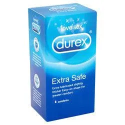 Male Sex Toys Durex Durex Extra Safe 6 Pack Condoms