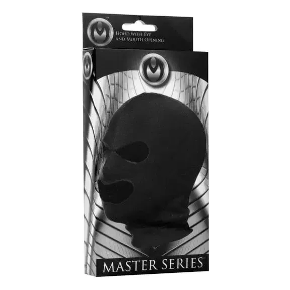 Male Sex Toys Facade Hood With Eye And Mouth Holes Master Series