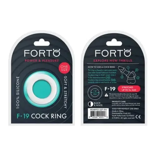 Male Sex Toys Forto F19 Liquid Silicone 2Tone Cock Ring Forto Male Sex Toys Forto F19 Liquid Silicone 2Tone Cock Ring Forto