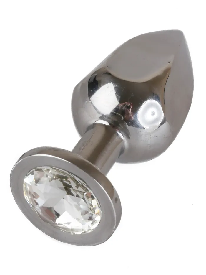 Male Sex Toys HonourSkintwocom 6 Sided Large Metal Butt Plug With Clear Jewel Male Sex Toys HonourSkintwocom 6 Sided Large Metal Butt Plug With Clear Jewel