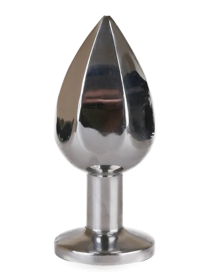 Male Sex Toys HonourSkintwocom 6 Sided Large Metal Butt Plug With Clear Jewel Male Sex Toys HonourSkintwocom 6 Sided Large Metal Butt Plug With Clear Jewel