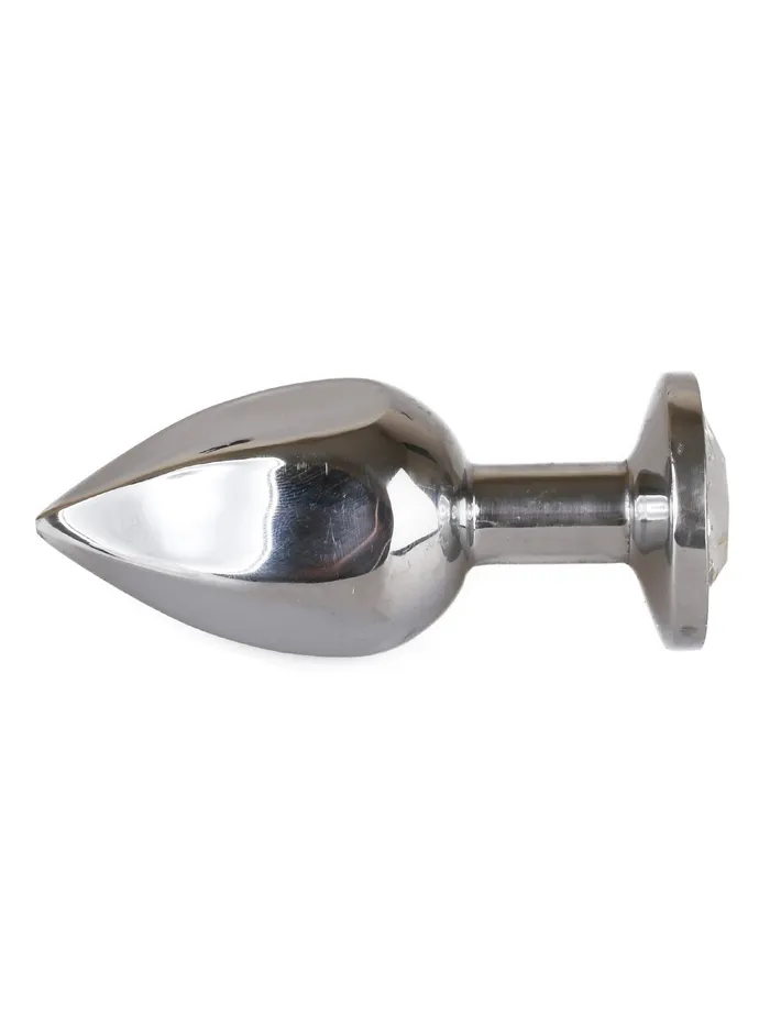 Male Sex Toys HonourSkintwocom 6 Sided Large Metal Butt Plug With Clear Jewel Male Sex Toys HonourSkintwocom 6 Sided Large Metal Butt Plug With Clear Jewel