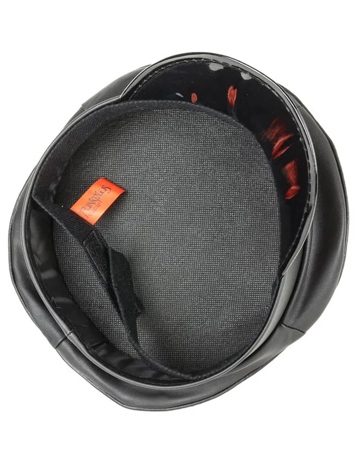 Male Sex Toys HonourSkintwocom Patent Police Hat with Leather Goggles One Size